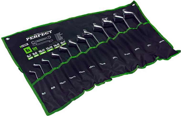 Stalco set savijenih okastih ključeva 6–22 mm (8 dijelova)