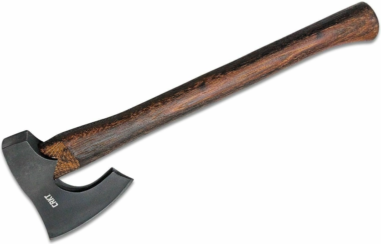 CRKT Freyr sjekira 820 g od ugljičnog čelika s drvenom drškom