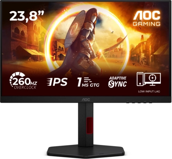 AOC 23,8" gaming monitor Fast IPS 240 Hz s pivotom
