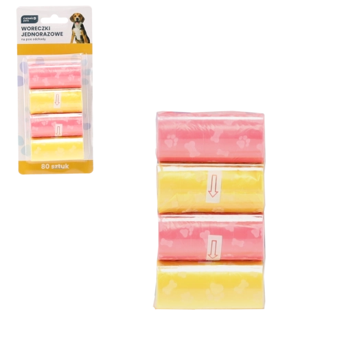 Vrećice za pseće izmetine, 80 kom
