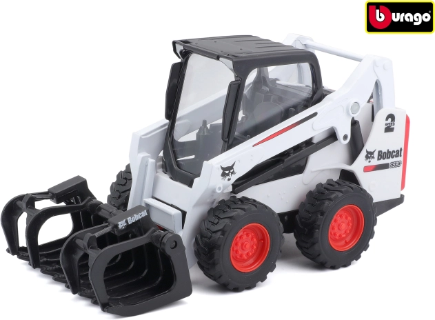 Bburago 10 cm Bobcat S590 kompaktni utovarivač s hvataljkom