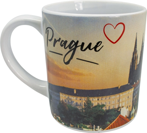 Bijela keramička šalica 250 ml – Praški dvorac