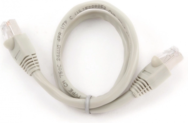 Patch kabel UTP Cat6 0,5 m sivi