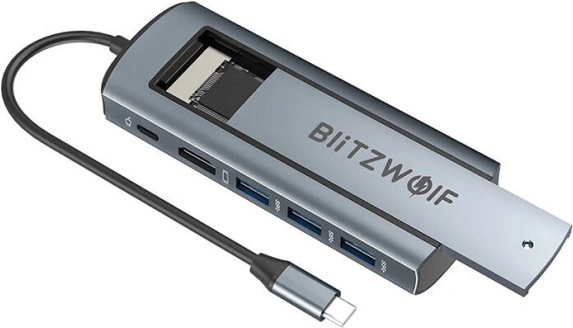 BlitzWolf adapter s USB-C hubom za proširenje povezivanja