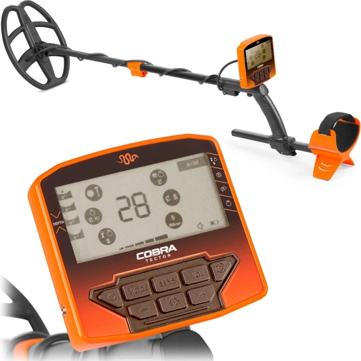 Detektor metala COBRA TECTOR Rush s vodootpornom DD zavojnicom 28 cm