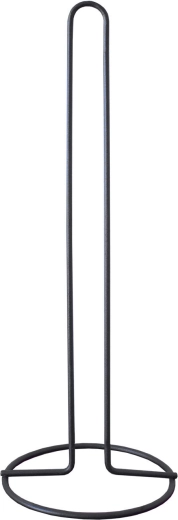 Samostojeći držač toaletnog papira 43 cm – crni čelik