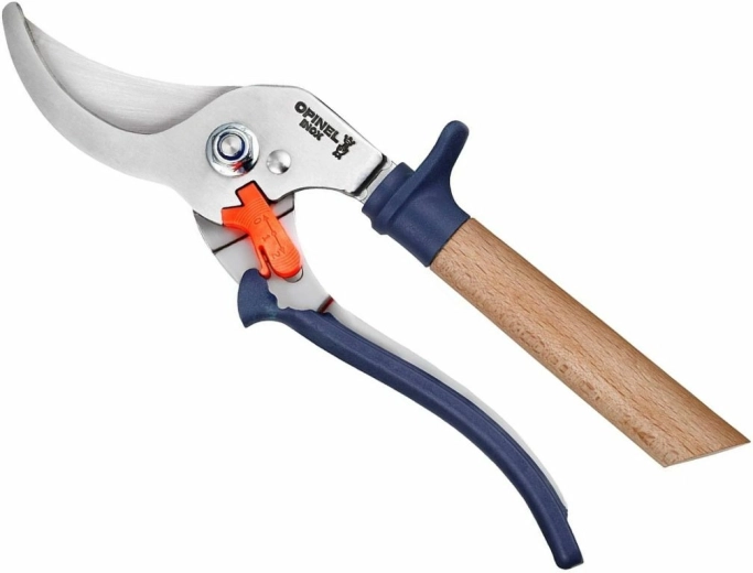 Opinel vrtne škare, plava bukova drška, 20 cm