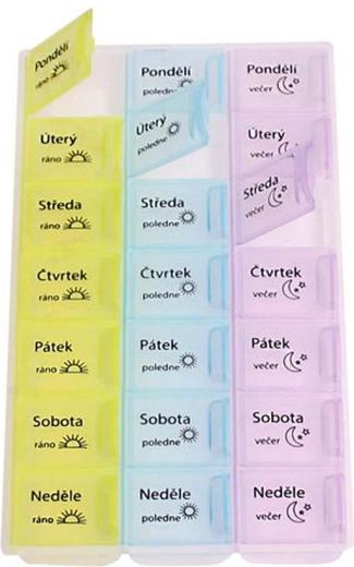 Tjedni dozator lijekova za 7 dana TORO – jutro, podne, večer