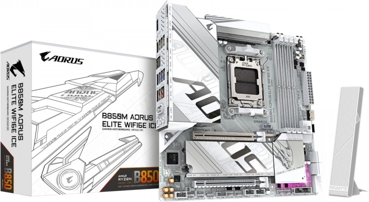 Gigabyte AORUS B850M ELITE WiFi 6E ICE matična ploča mATX (AM5)