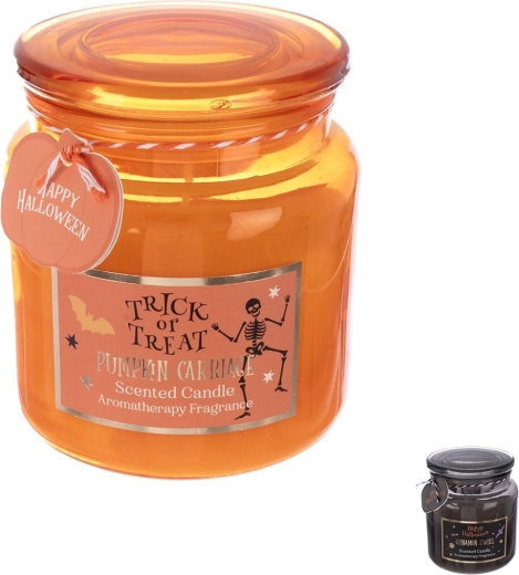 Mirisna svijeća u staklu Halloween 350 g (mix mirisa i motiva)