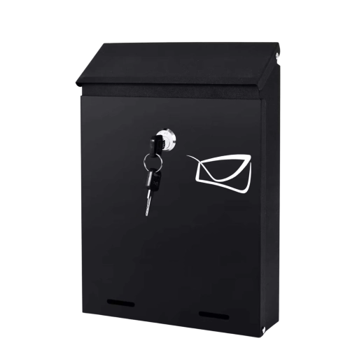 Poštanski sandučić HERON, čelični, zaključavajući, 26 × 18,5 × 5,5 cm