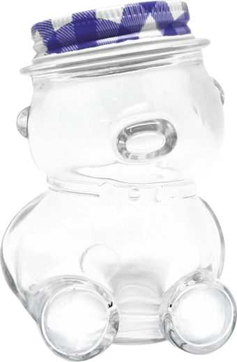 Staklenka medvjedić sa zavojnim poklopcem 150 ml