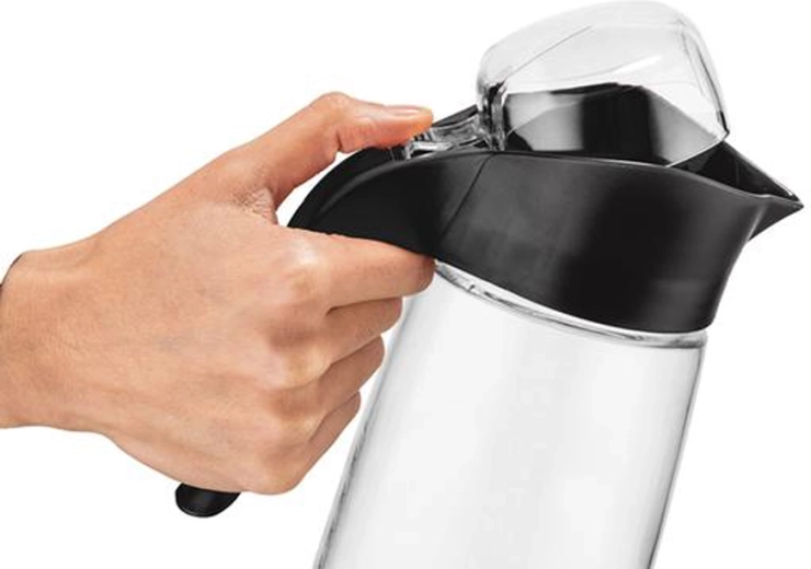 Stakleni vrč s poklopcem QLUX 1,6 l
