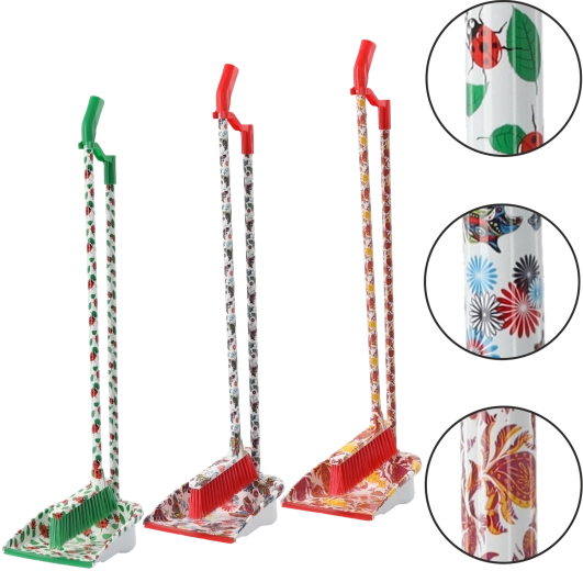 Metla s dugom drškom i lopaticom Leniuch