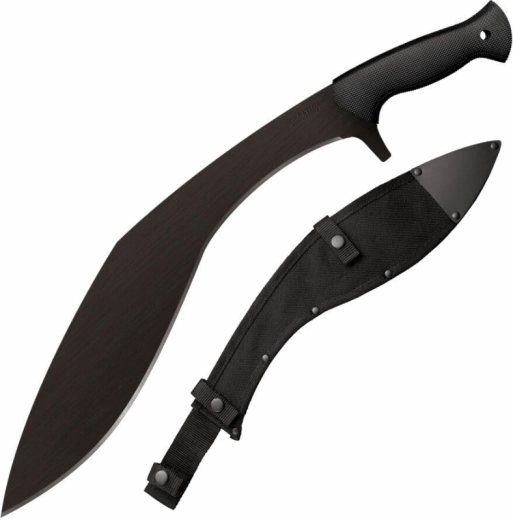 Mačeta Cold Steel Royal Kukri 36 cm, crna, polipropilen, futrola Cor-Ex