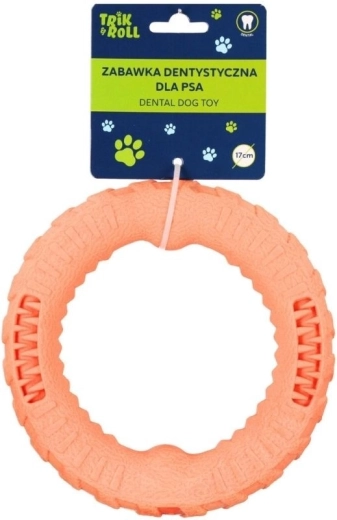 Narančasta dentalna igračka za psa