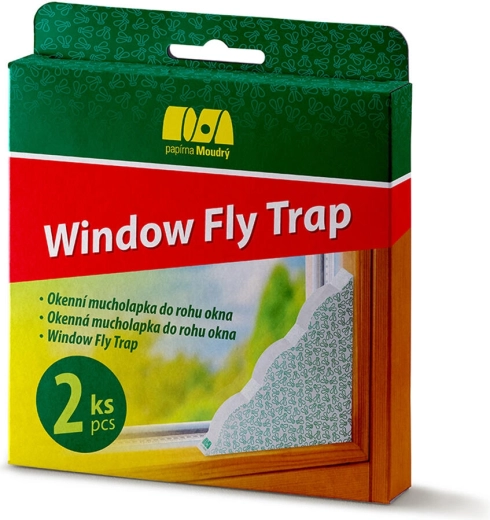 Kutna ljepljiva zamka za prozor – dekorativni lovac na insekte