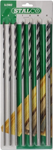 Set svrdla za drvo 300 mm STALCO, 7 komada