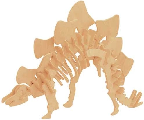 Woodcraft drvene 3D slagalice Stegosaurus