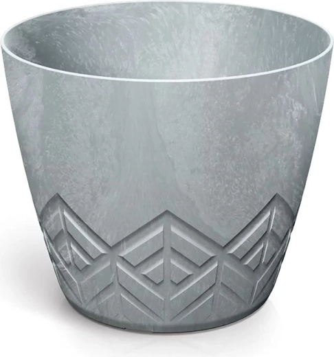 Plastična žardinjera s betonskim efektom 23,8 cm