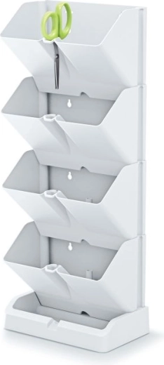 Vertikalne žardinjere s škaricama za začinsko bilje Mini Garden – bijela