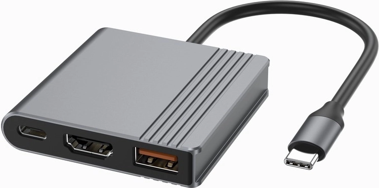 Višeportni USB‑C adapter 3 u 1 (USB, HDMI i USB‑C) – zvjezdano siva