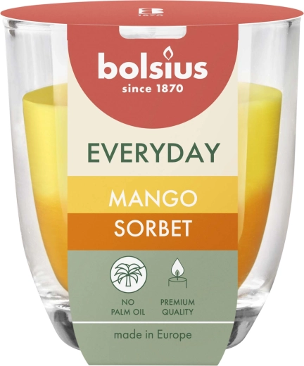 Mirisna svijeća u staklu mango sorbet 8 × 7 cm, do 24 h