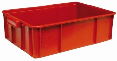 Plastična gajba za meso 60 × 40 × 17 cm, nosivost 15 kg