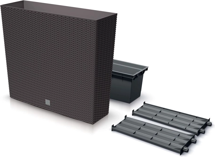 Visoki žardinjer Rato Case s izvadivom uloškom, umbra, 77 cm