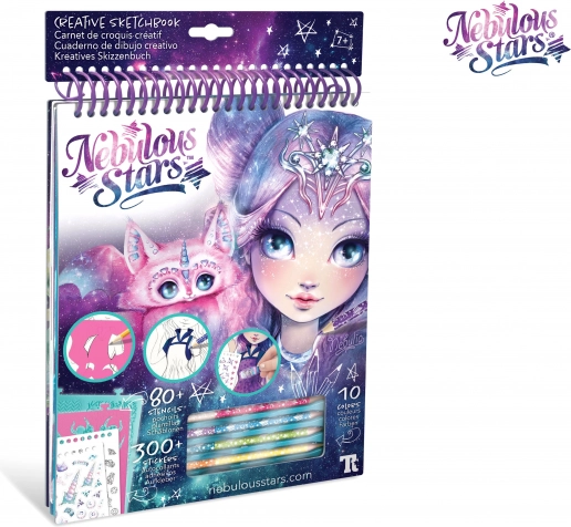 Kreativni skicirka Nebulia Nebulous Stars