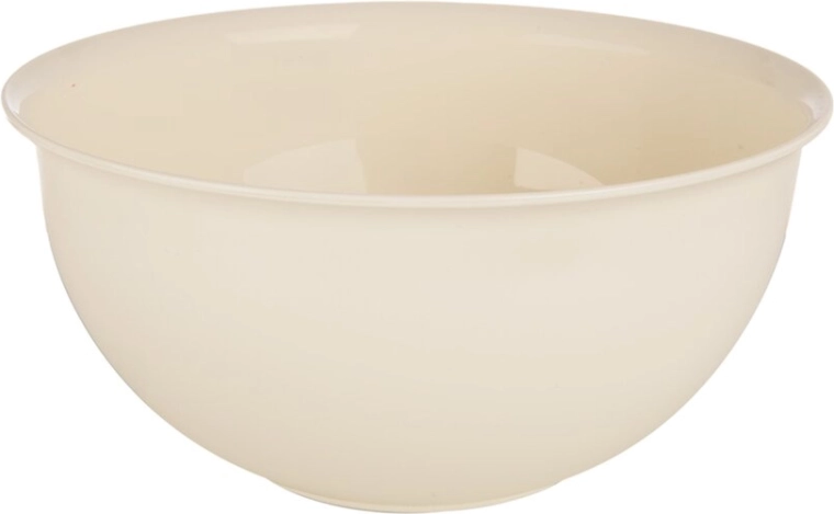 Plastična zdjelica Sandy 13 cm, krem boja