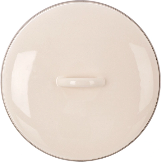 Emajlirani kremasti poklopac 26,5 cm