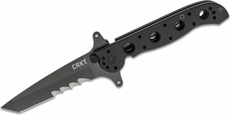 Taktički sklopivi nož CRKT M16 Special Forces tanto 8,9 cm, crni, G10, s gardom
