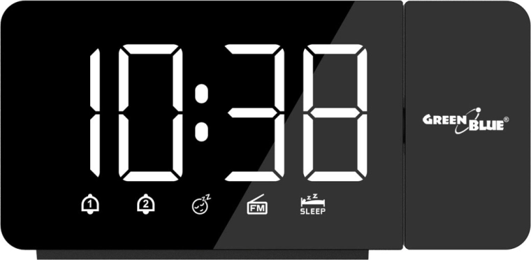 Digitalni radiobudilnik s LED zaslonom i FM radiom GreenBlue