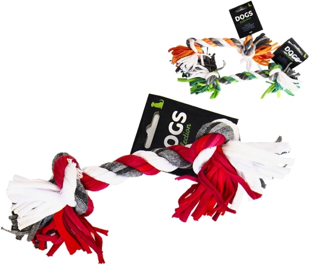 Igračka za psa – čvor 24 cm (3 varijante boja)
