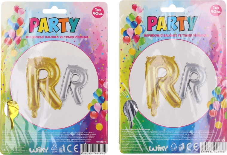 Balon na napuhavanje - slovo R