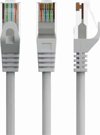 Mrežni kabel patch cord Cat.6 UTP 15 m, sivi