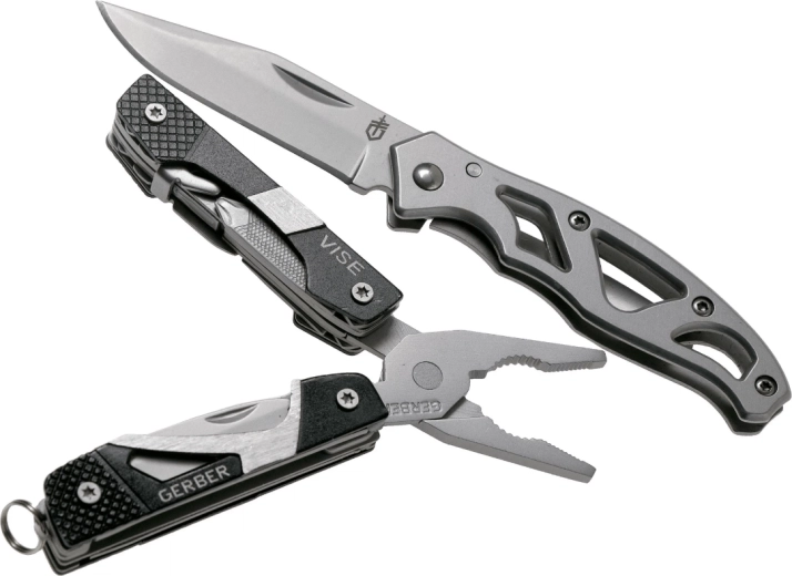 Gerber Vise + Mini Paraframe multifunkcionalne kliješta i džepni nož 5,6 cm