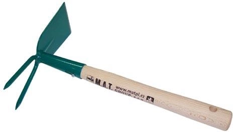 Motika s drškom, 2 zupca, 27 cm