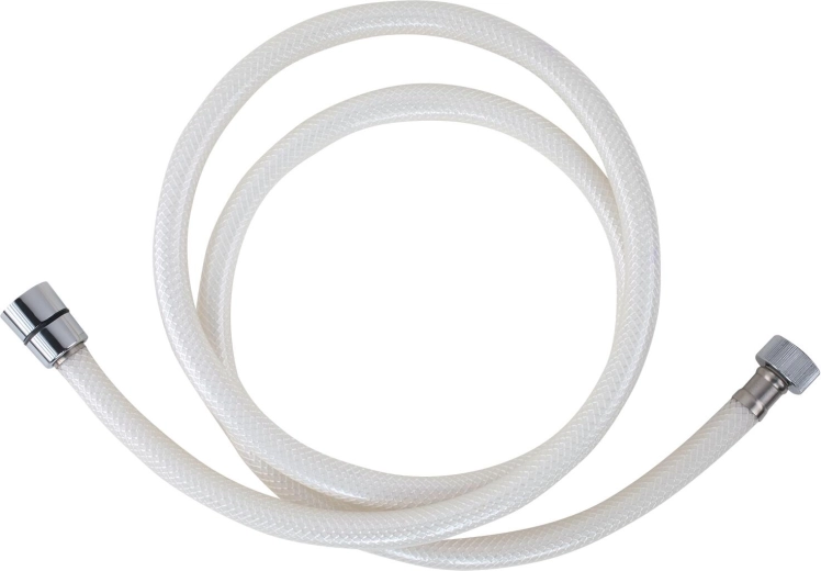 Tuš crijevo 150 cm PVC bijelo