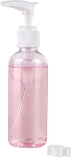 Plastična putna bočica s pumpicom 100 ml TORO
