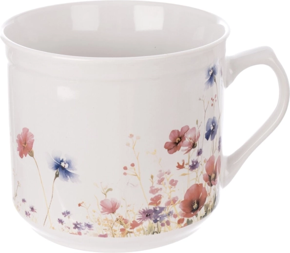 Keramička šalica s cvjetnim motivom 0,5 l