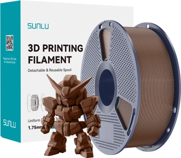 Filament Sunlu PLA+ 2.0 kavno smeđi