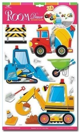 3D dekoracije za zid - Vozila 2