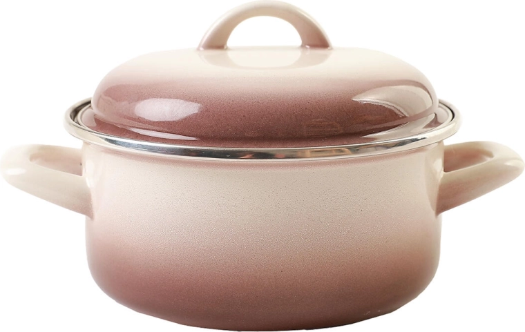 Lonac s poklopom 14 cm, 1 l, Cappuccino