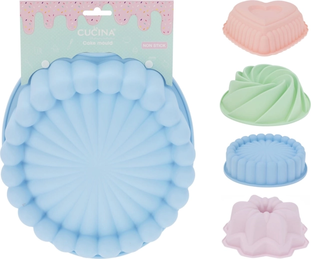 Silikonski kalupi za pečenje – kuglof, srce, cvijet i spirala
