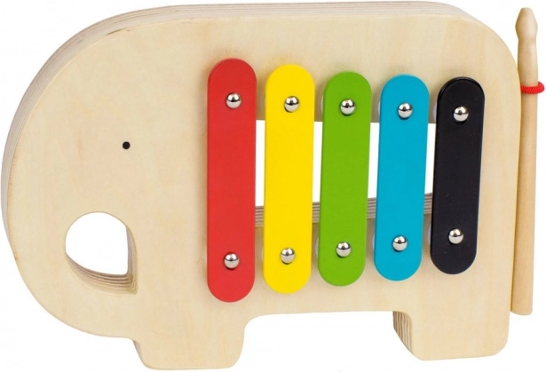 Petit Collage drveni ksilofon slon