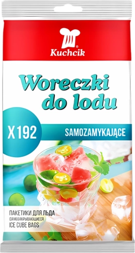 Samozatvarajuće vrećice za led KUCHCIK, 192 kuglice