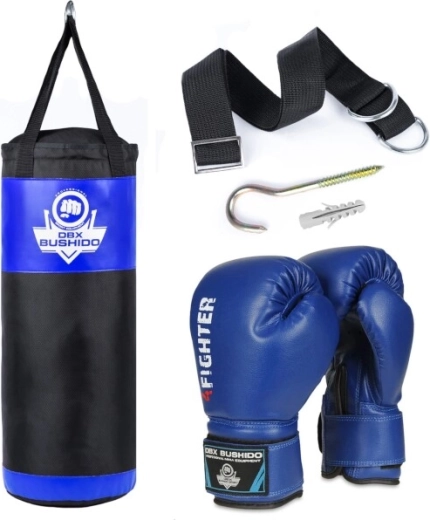 Dječji boks set DBX Bushido Kids 60.2 plavi