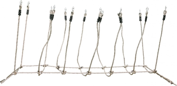 Small foot Viseći konopni most za djecu za vrt i igralište